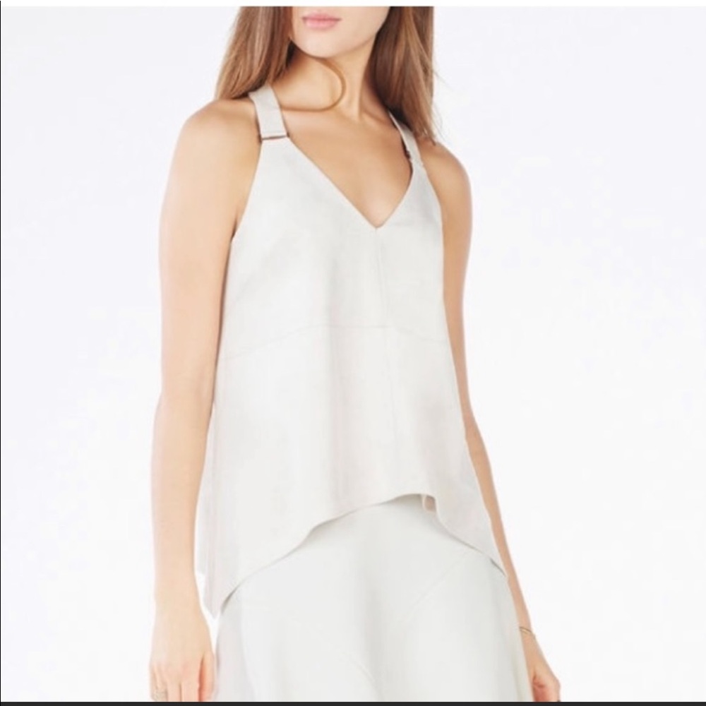 Suede Tank by BCBGMaxazaria